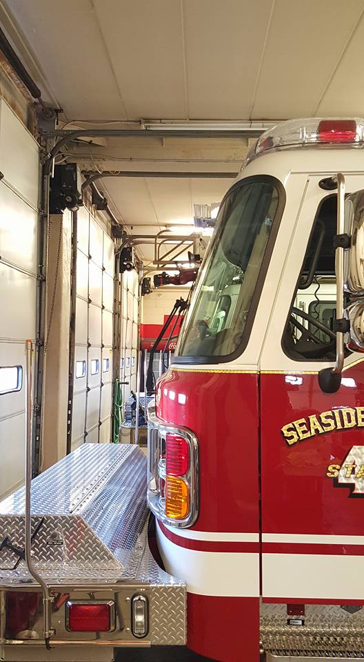 Truck in Garage — Ocean Township, NJ — Allison Garage Doors