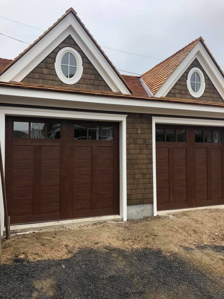Wooden Brown Garage Door — Ocean Township, NJ — Allison Garage Doors
