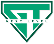 A green logo for green team next level.