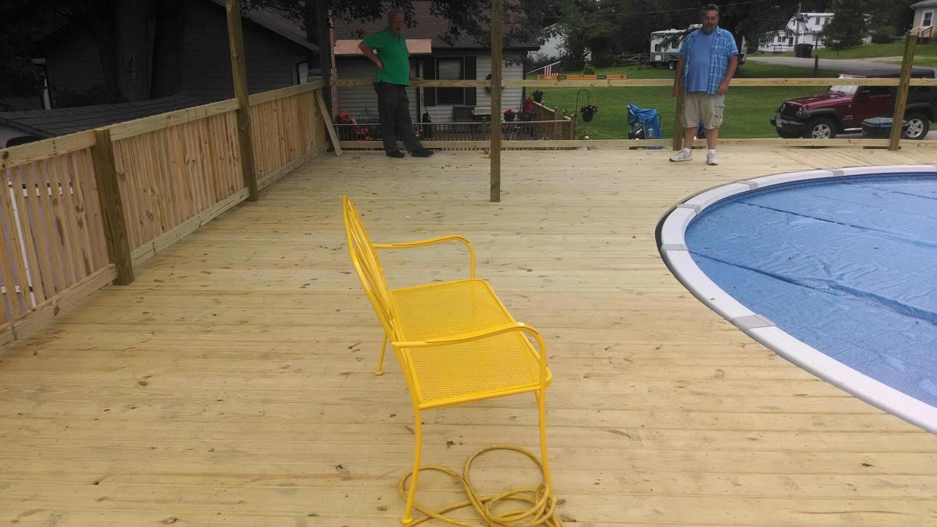 Yellow Chair - Decks & Patios on Richmond, IN