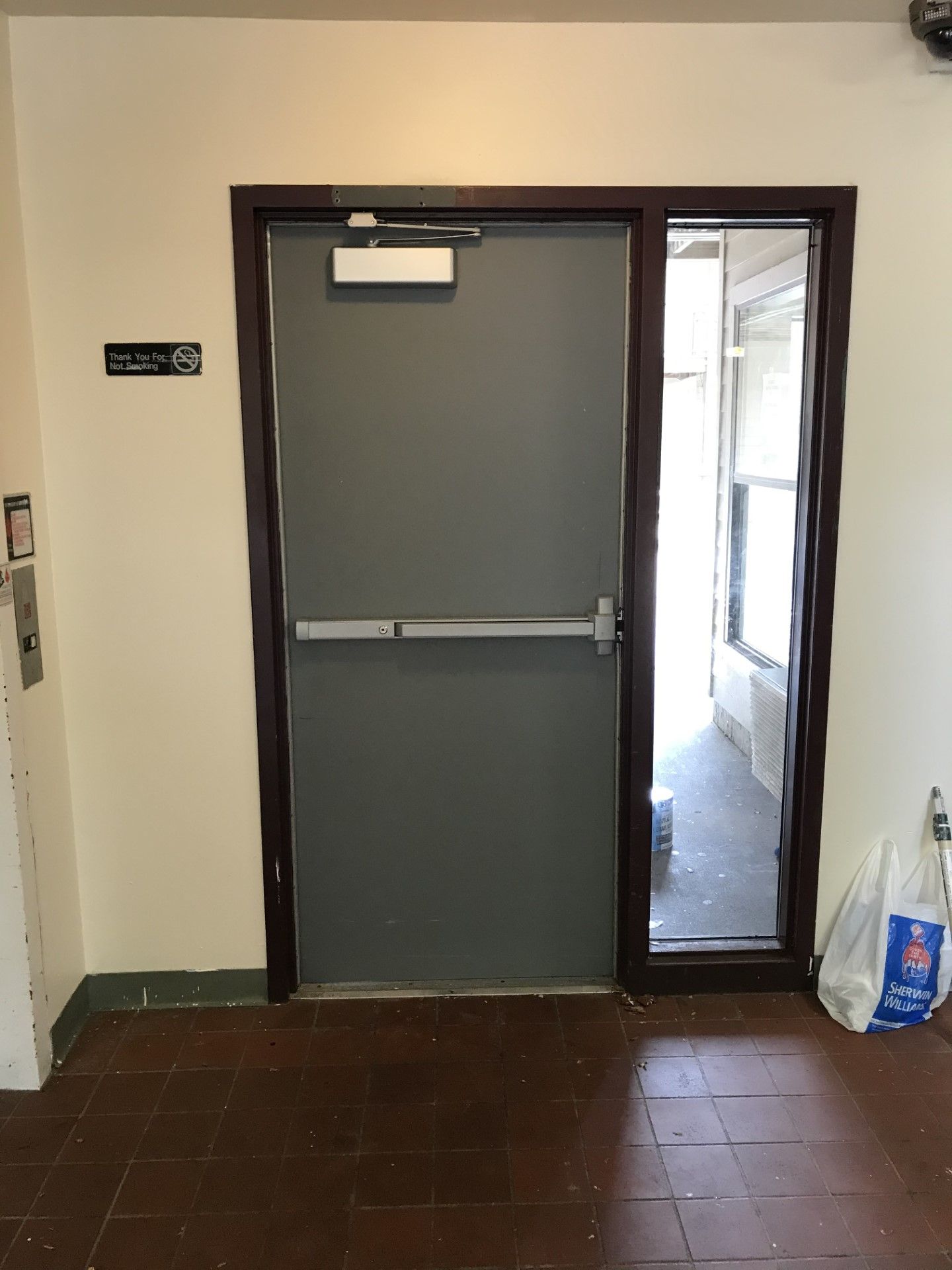 Before Door Painting - PrettyNPaint