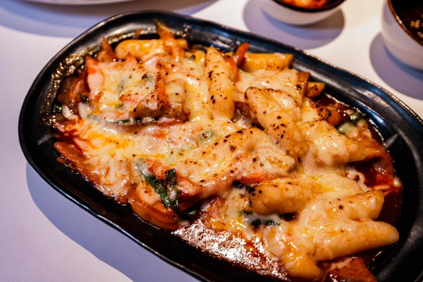 A close up of a plate of food on a table.