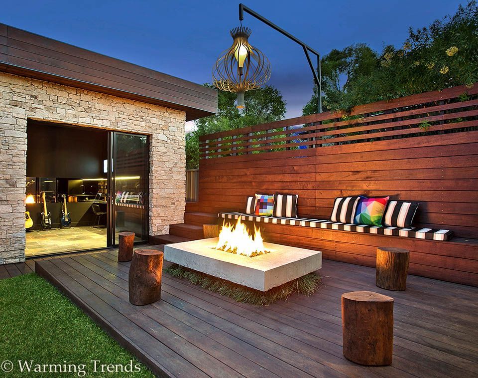 Patio with Firepits — Santa Rosa, CA — Malm Fireplace Center