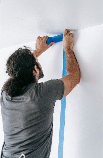 drywall installer taping
