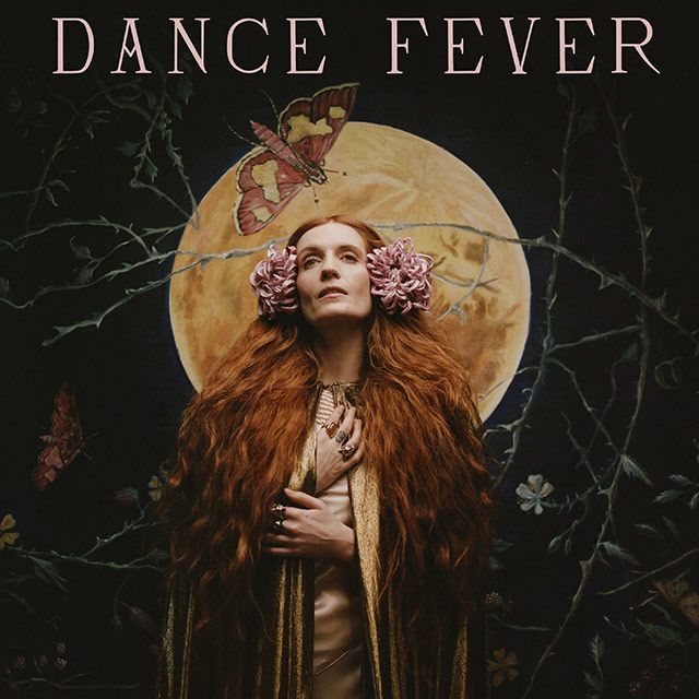 Eine Frau mit Blumen in den Ohren ist auf dem Cover von Dance Fever