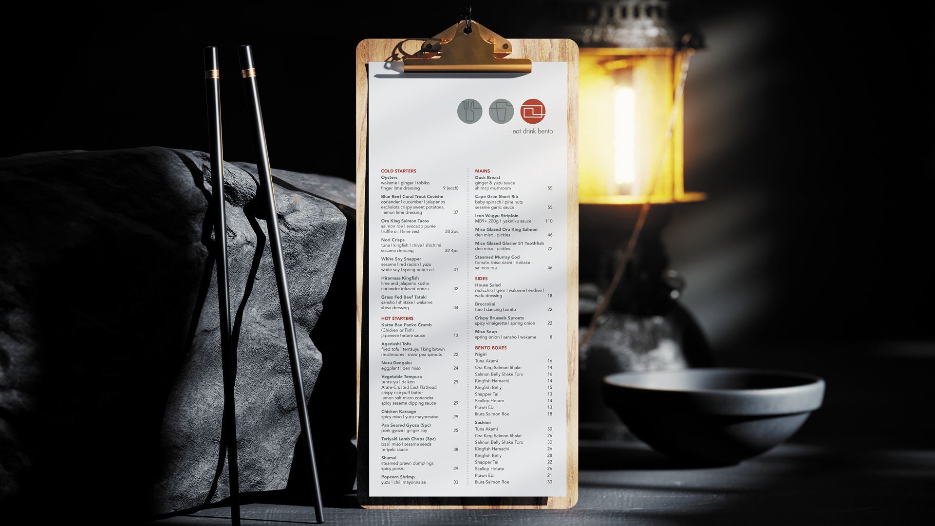 ID and menu design