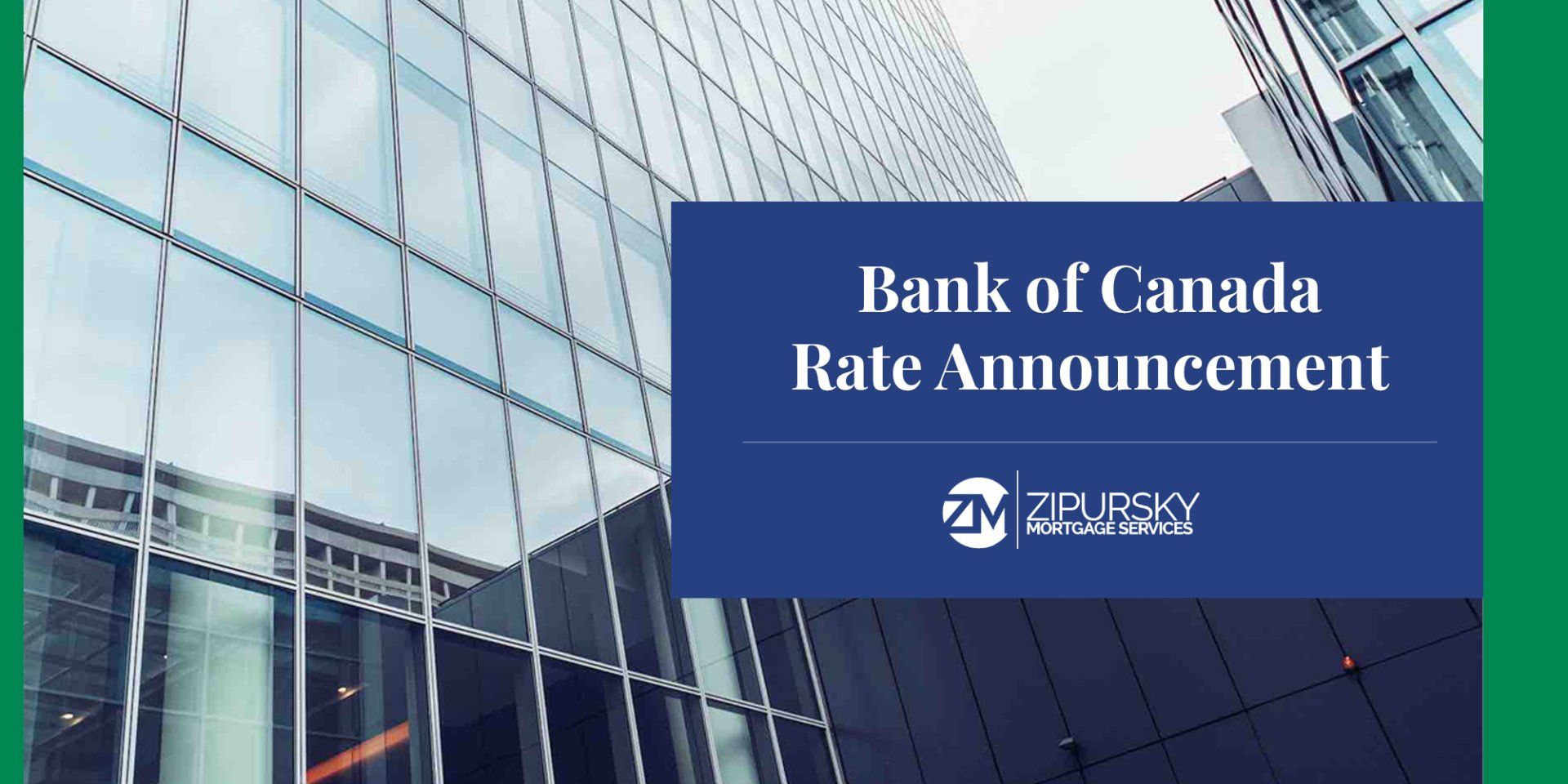 Bank Of Canada Rate Announcement Dec 6th, 2023