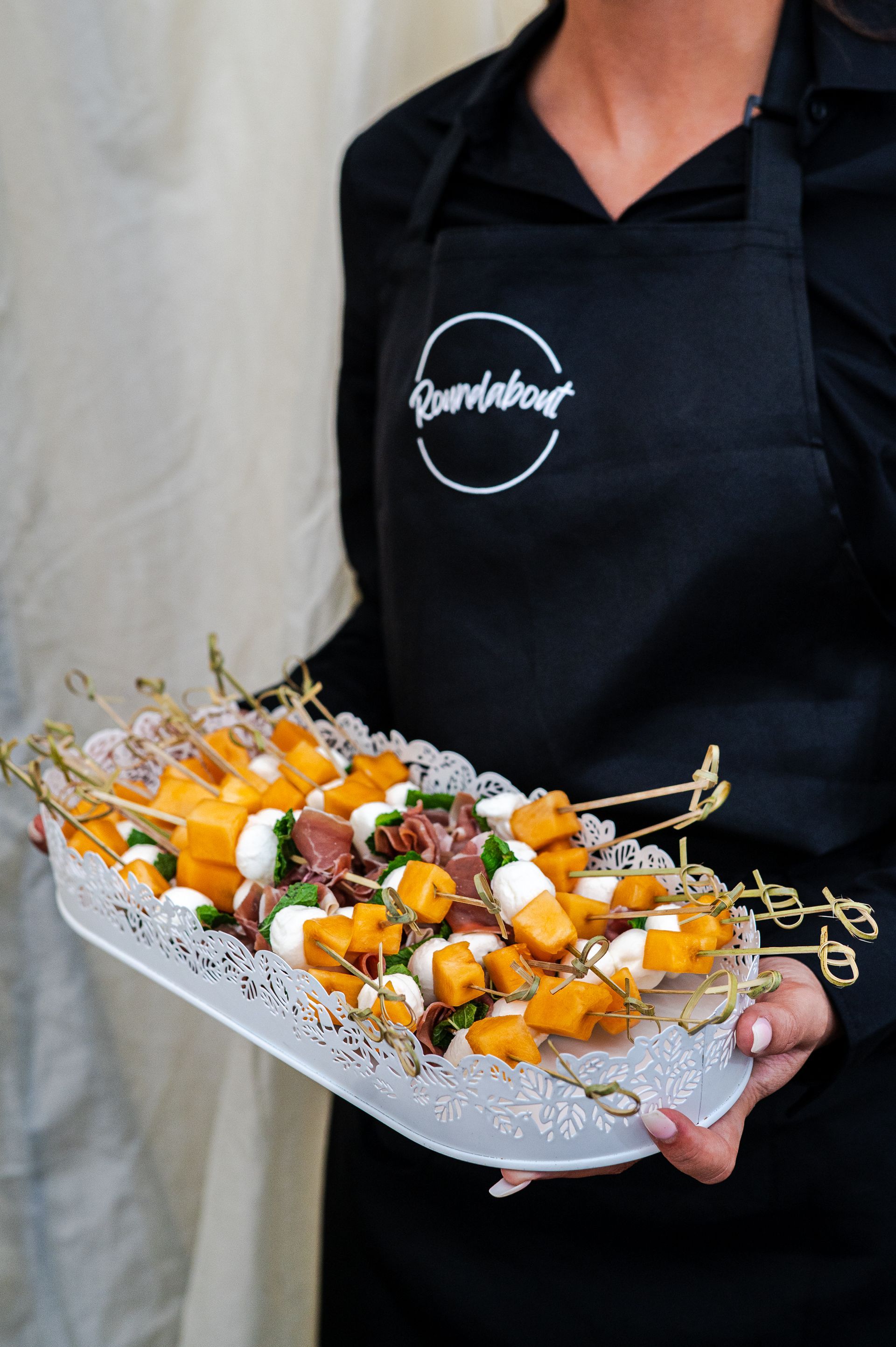 Procuitto_melon_mozzarella_canape_Roundabout_Caterers_Berkshire