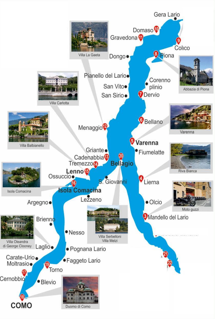 Lake Como.
Our private boat tour on Lake Como. Starting from Bellagio, Como, Tremezzo, Argegno e Varenna