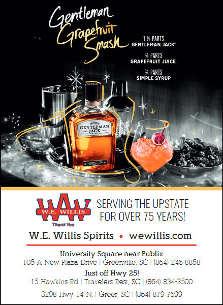 A poster for a cocktail of the month called back to school tini