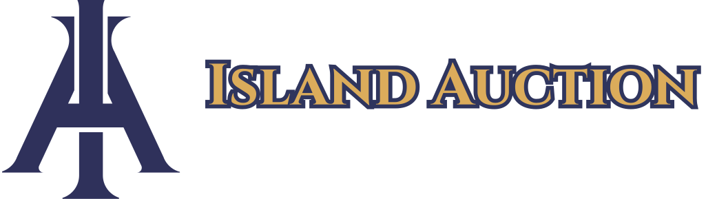 Island Auction, online auction site logo.