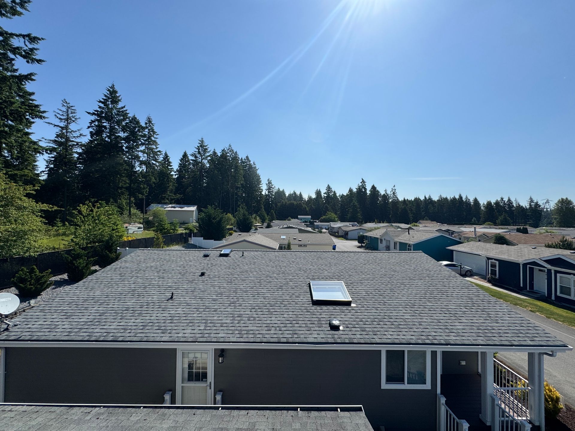 puyallup reroofing project with pabco premier pewter grey shingles
