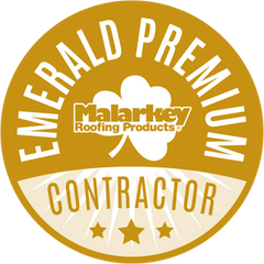 Malarkey Emerald Premium Contractor Badge