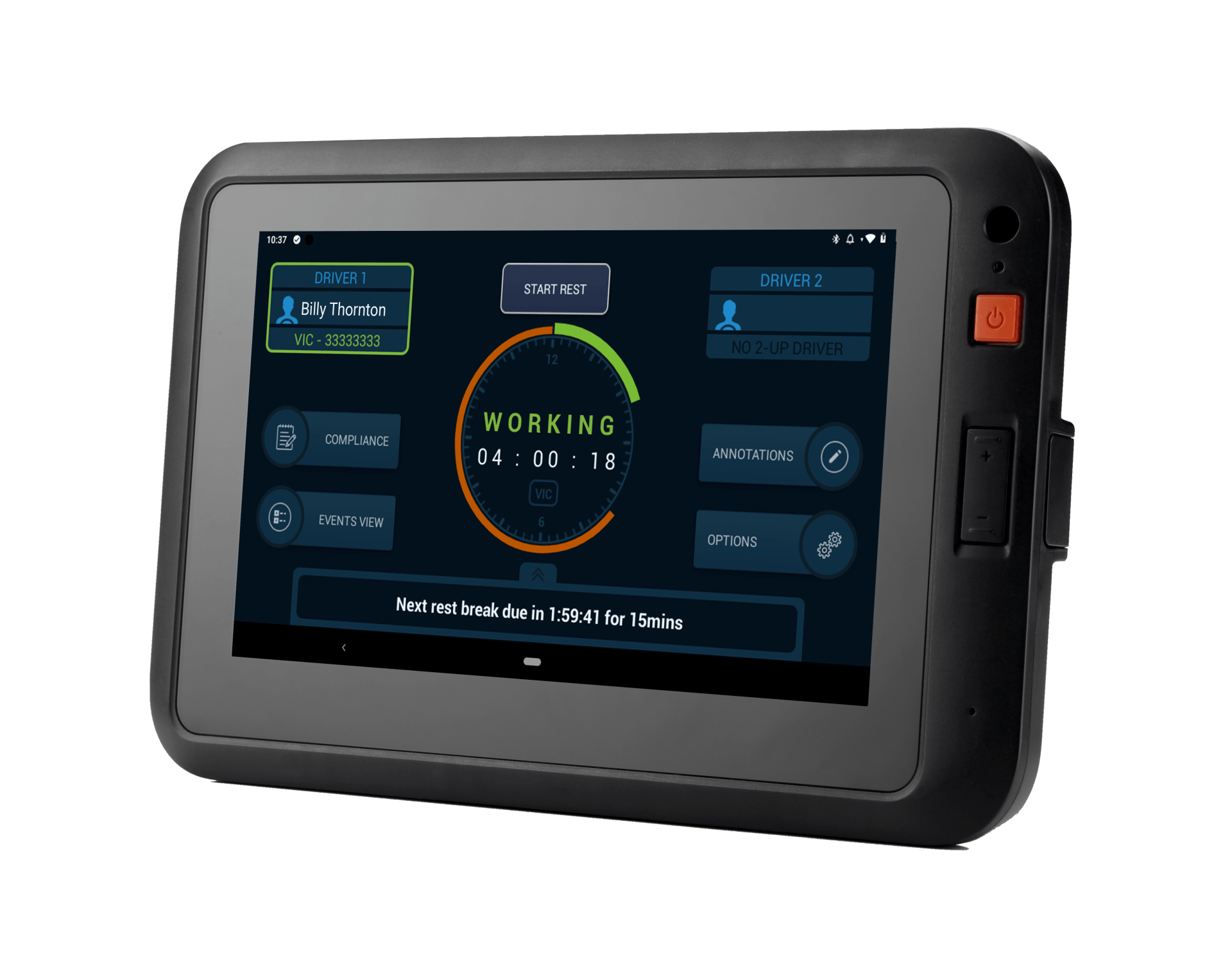 Truck Driver Updating His Logbook - Driver Logbooks In Toowoomba QLD