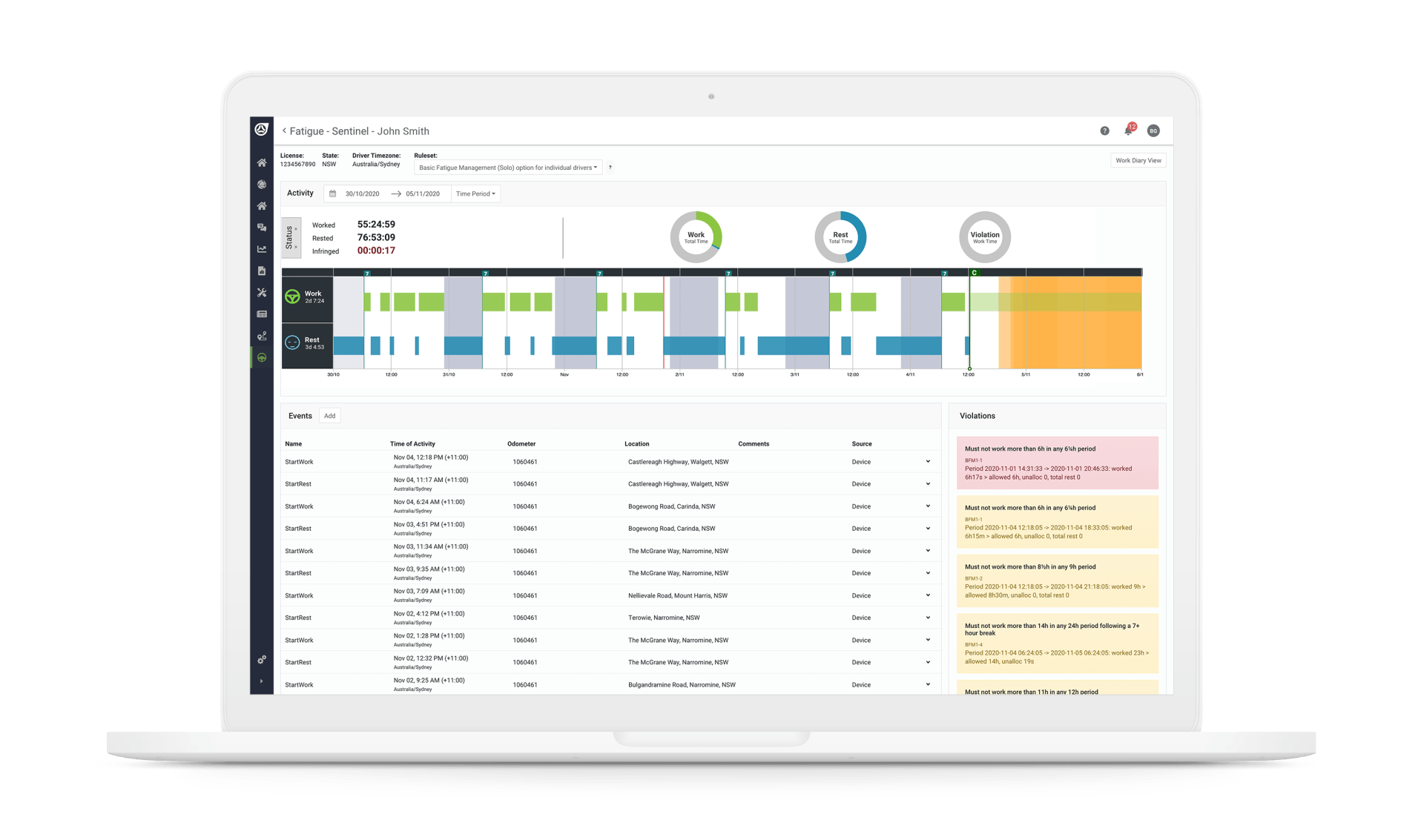 Google Map Showing On Mobile — Telematics and Fleet Management In Toowoomba, QLD