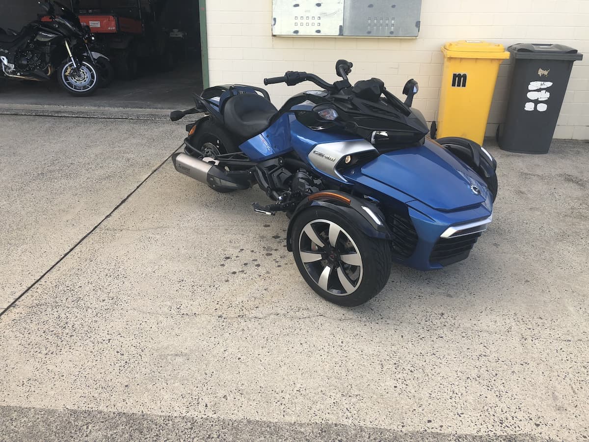 Blue Can-Am Spyder - Motorbike Repairs in Lismore, NSW