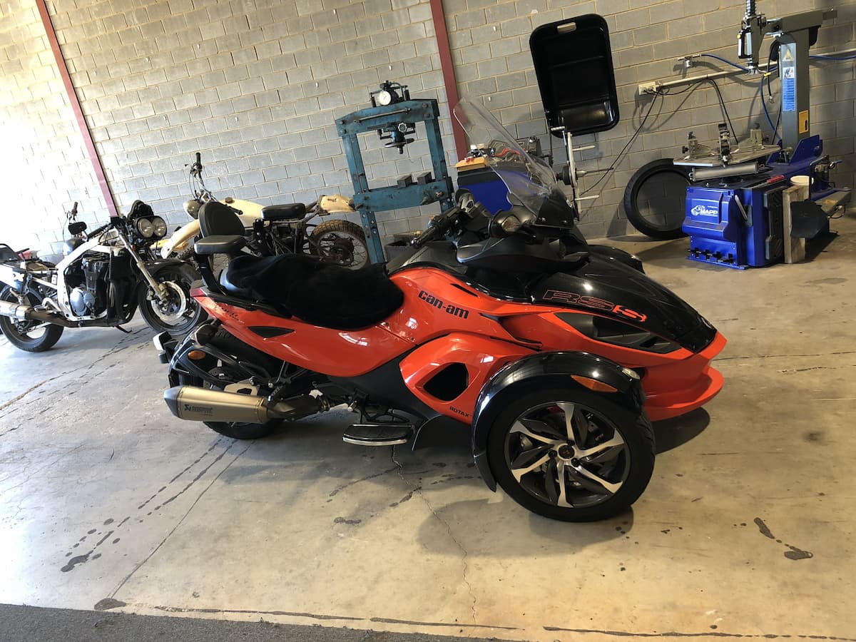 Orange Can-Am Spyder - Motorbike Repairs in Lismore, NSW