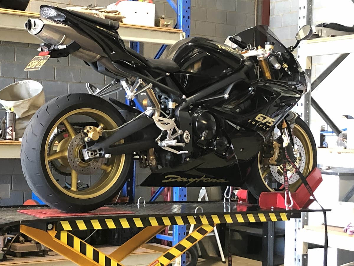 Triumph Daytona 675 - Motorbike Repairs in Lismore, NSW