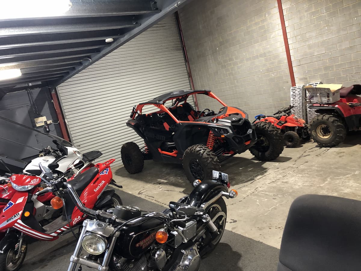 Quad Bike in Mechanic Workshop - Motorbike Repairs in Lismore, NSW