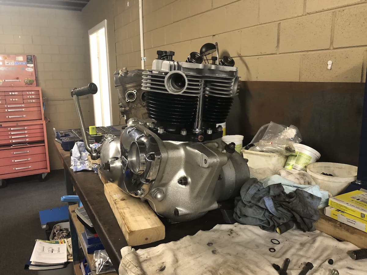 Motorcycle Engine Being Reconditioned - Motorbike Repairs in Lismore, NSW