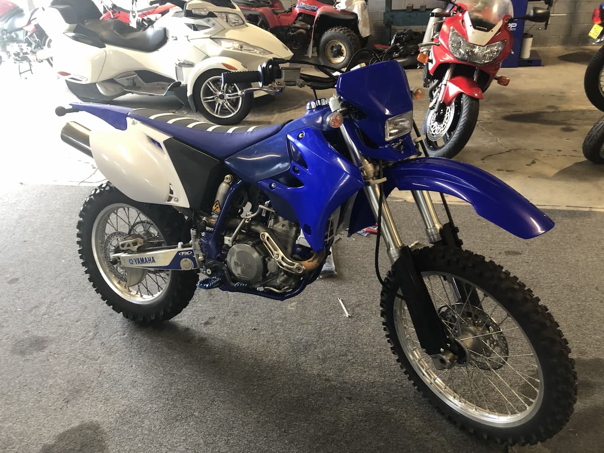 Blue Yamaha Dirt Bike - Motorbike Repairs in Lismore, NSW