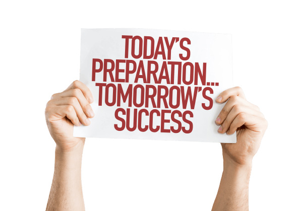 Today's preparation is tomorrow success