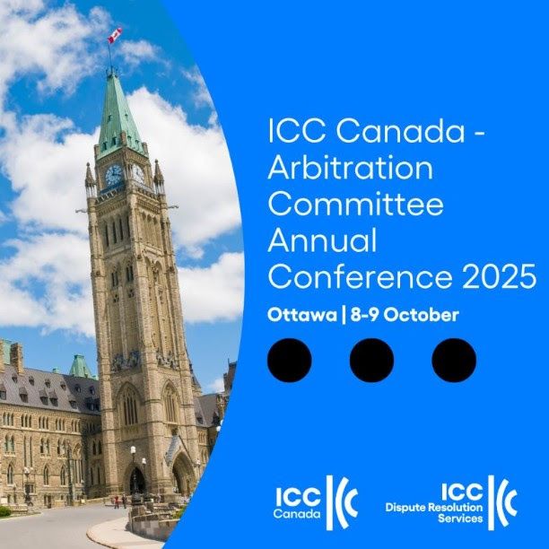 Poster for the 20th ICC New York Conference on International Arbitration, New York, September 18-19, 2025. Features Statue of Liberty.