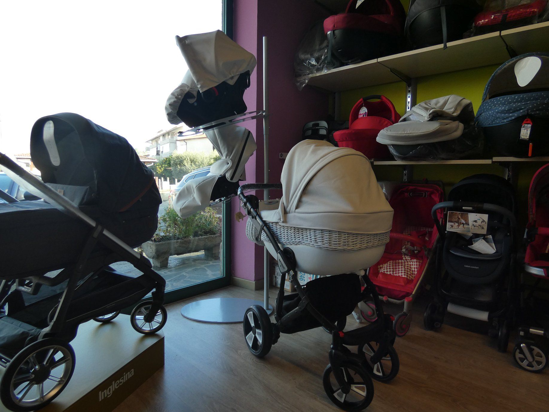 coppia di passeggini