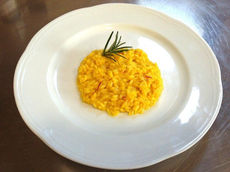 Risotto con zafferano