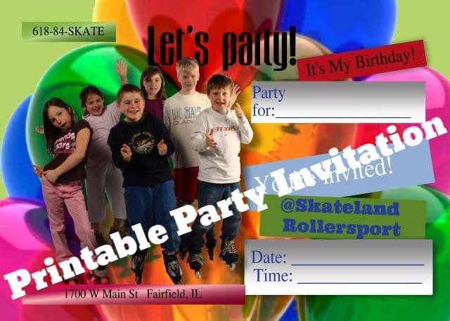 Birthday Specials - Skateland