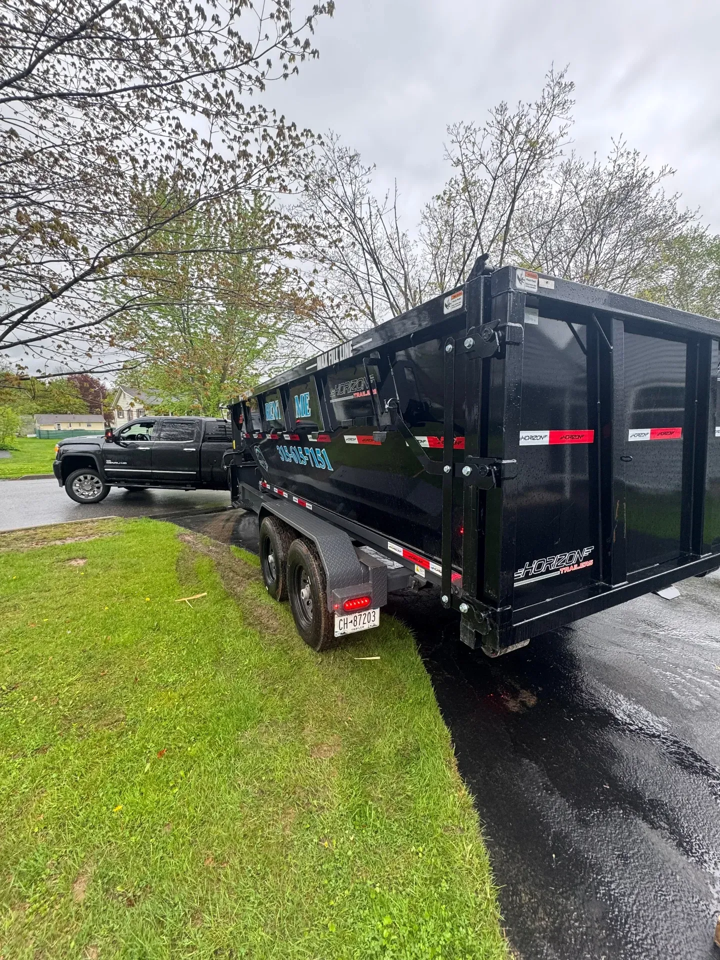 RentAll Solutions 16-yard roll-off dumpster in Oneida NY