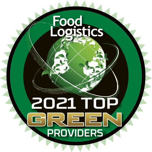 Food Logistics' 2021 Top Green Providers Award Badge