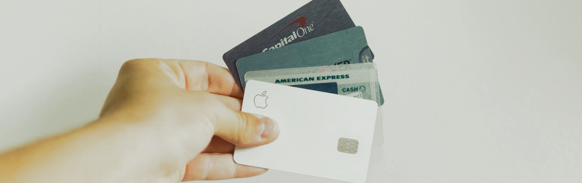 Image of had holding credit cards