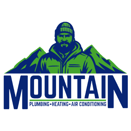 Logo featuring a man in a beanie and green jacket, with 