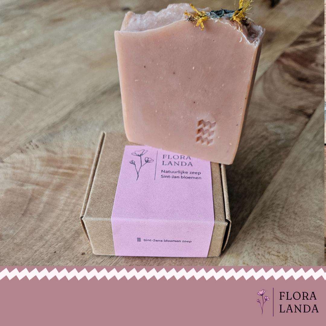 liefdevolle natuurlijke cadeauset op maat met huidverzorging zoals zeep, badzout, zalf en zeepzakje