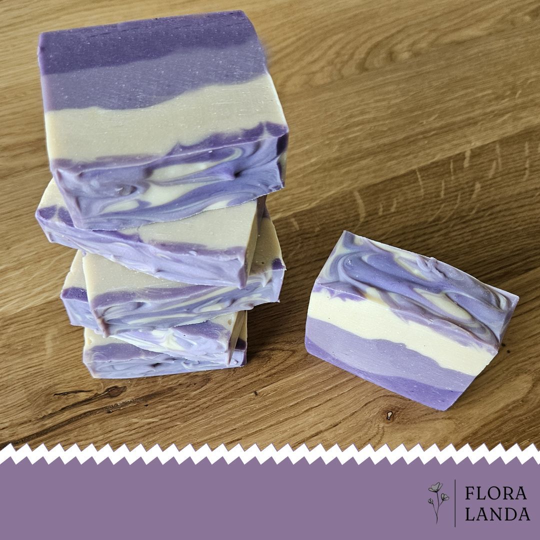 Lavendel met witte klei zeep