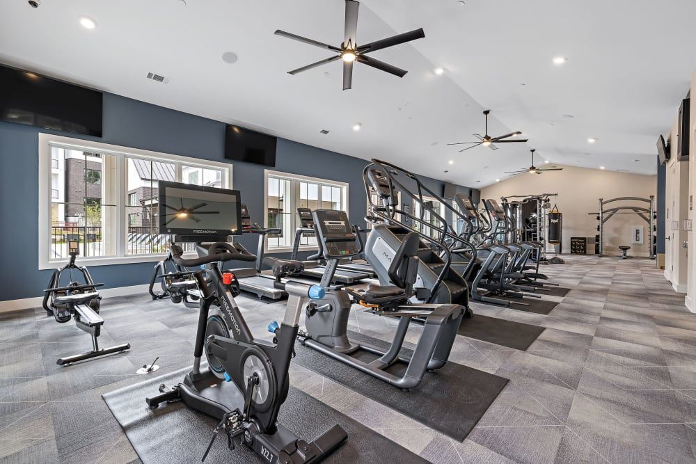 Expansive Fitness Center at The Avery