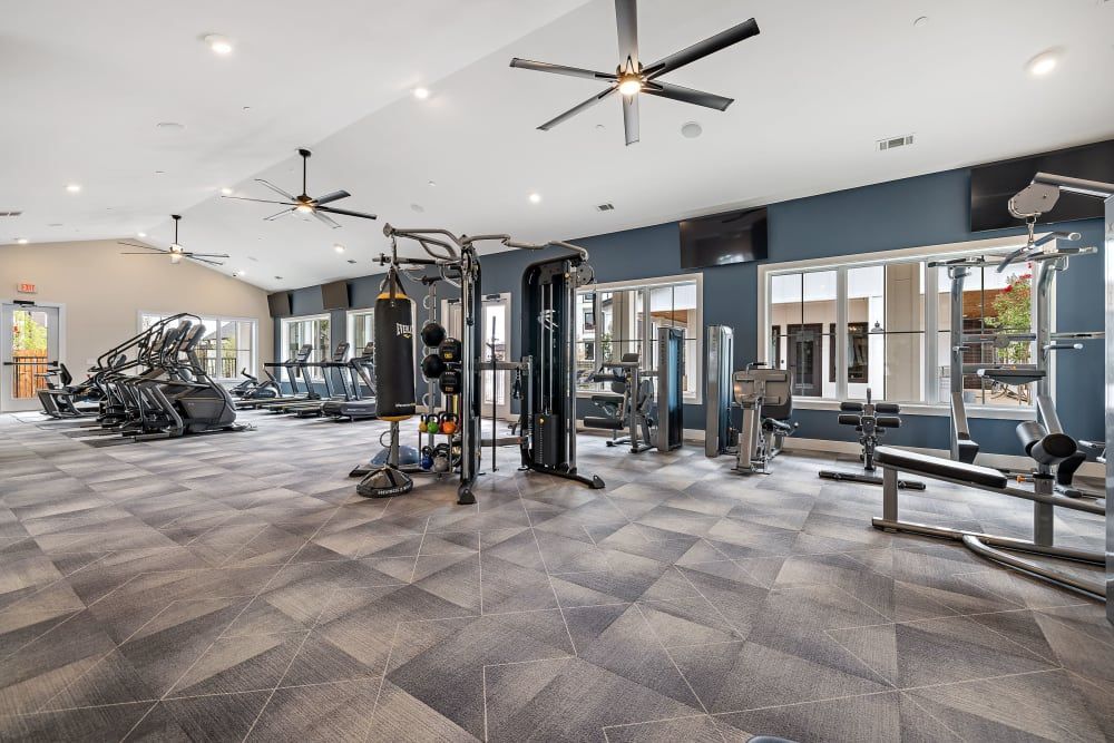 Expansive Fitness Center at The Avery