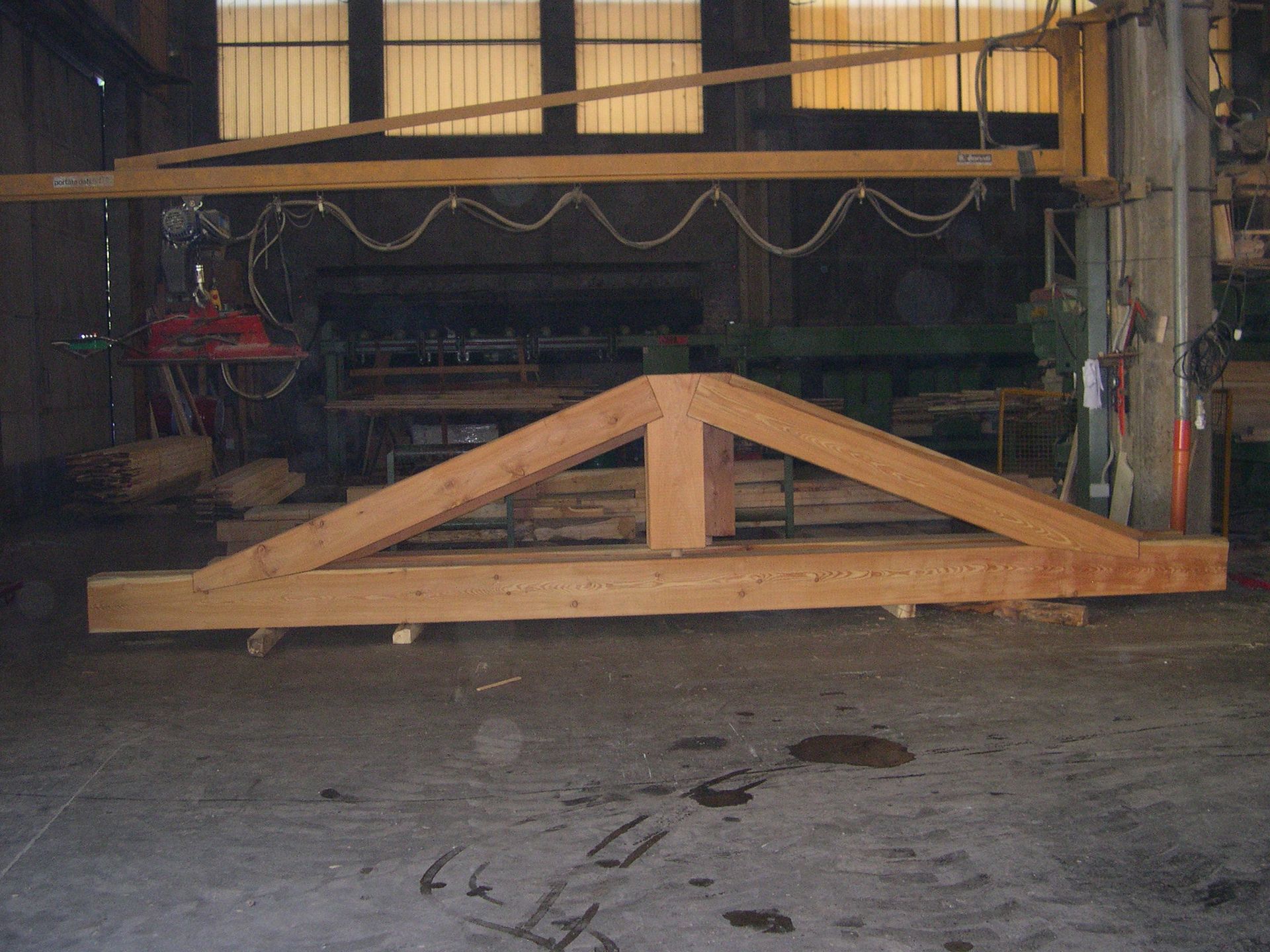 struttura portante in legno per tetto  in legno Jacquemod F.lli Aosta