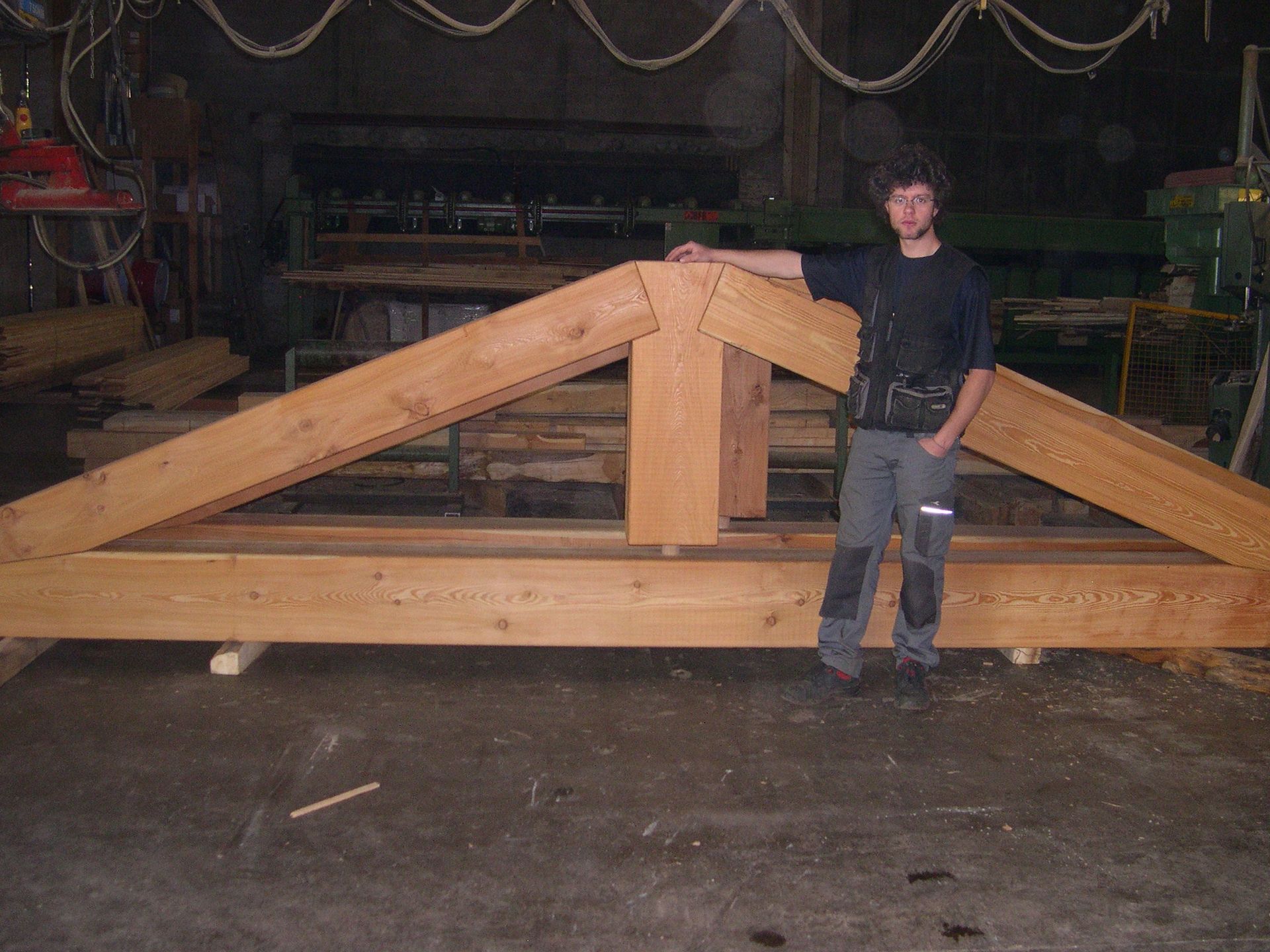 tetto in legno Jacquemod F.lli Aosta Avise