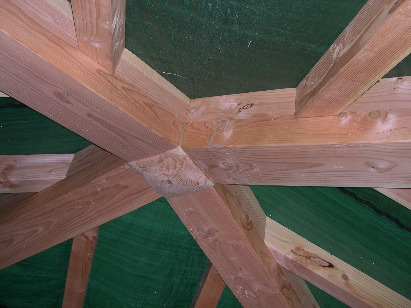 particolare giunto tetto in legno Jacquemod F.lli Aosta