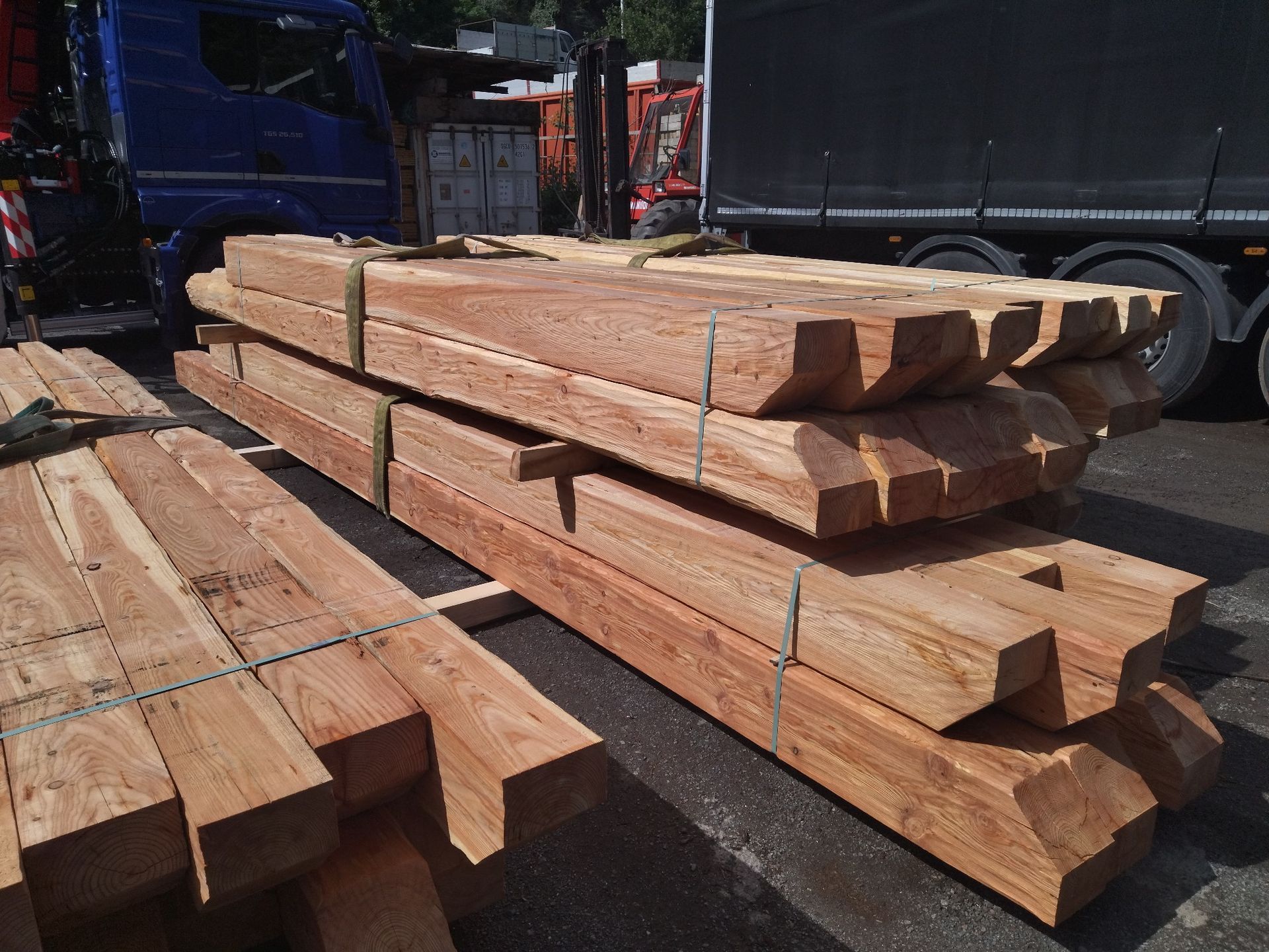 ordini e consegna tetto in legno Jacquemod F.lli Aosta