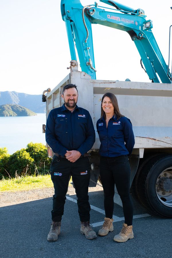 The Team at Clarke's Drainage Marlborough NZ