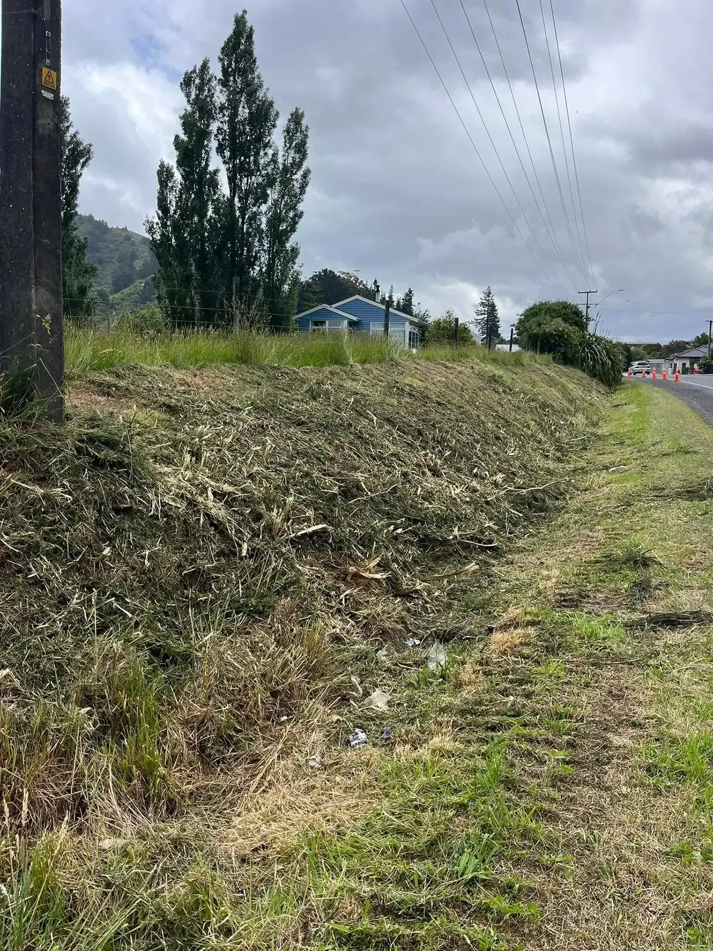 Mulching, Vegetation Clearing and Earthworks by Clarke's Drainage and Developments in Blenheim, Marlborough, New Zealand.
