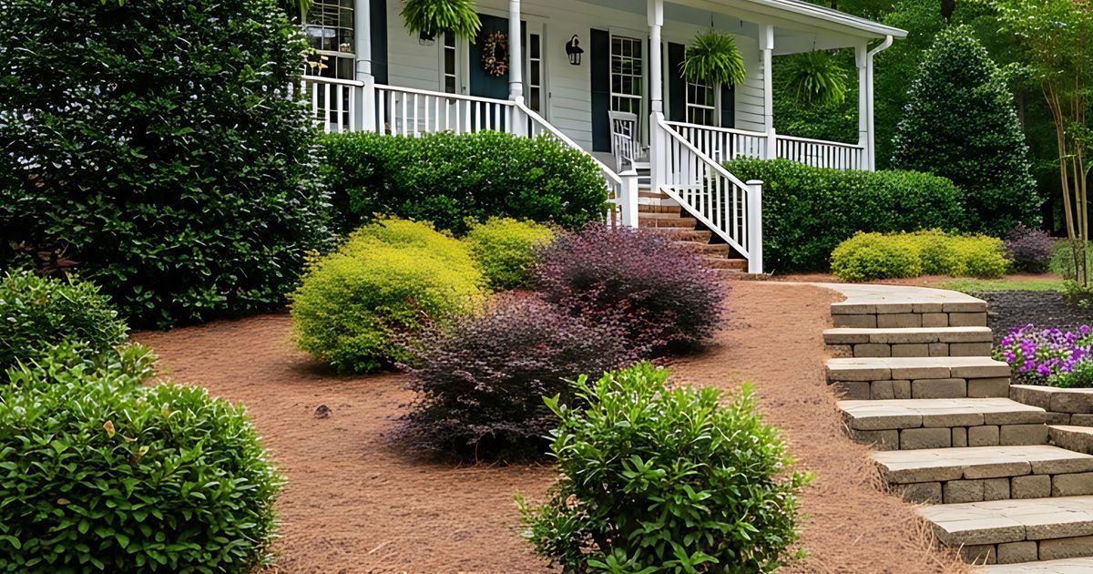 landscaped walkway