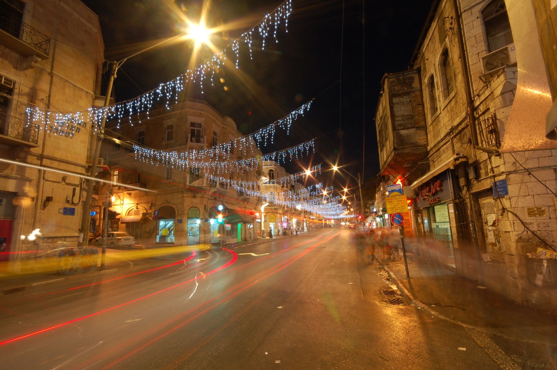 ירושלים - צילום רחוב לילה