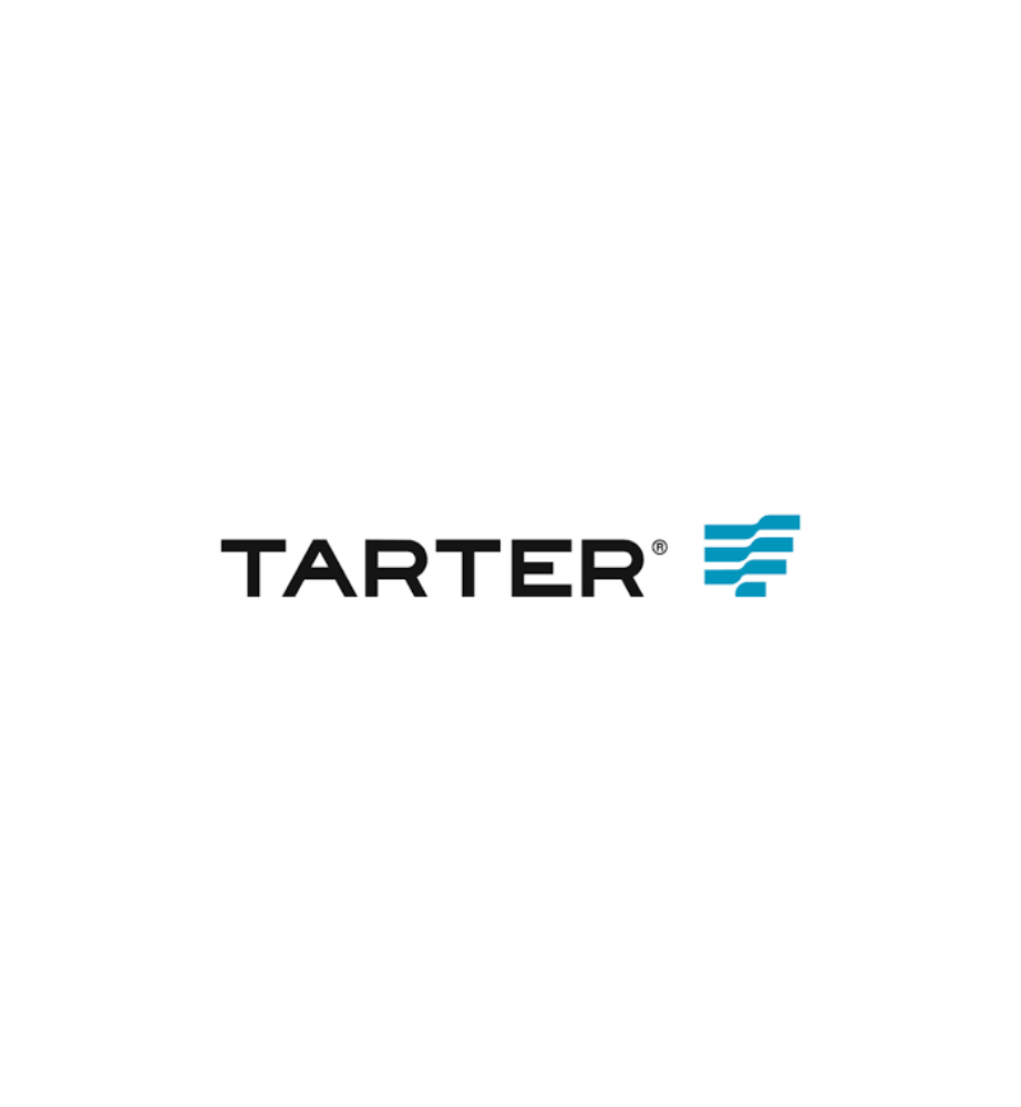 The tarter logo is on a white background.