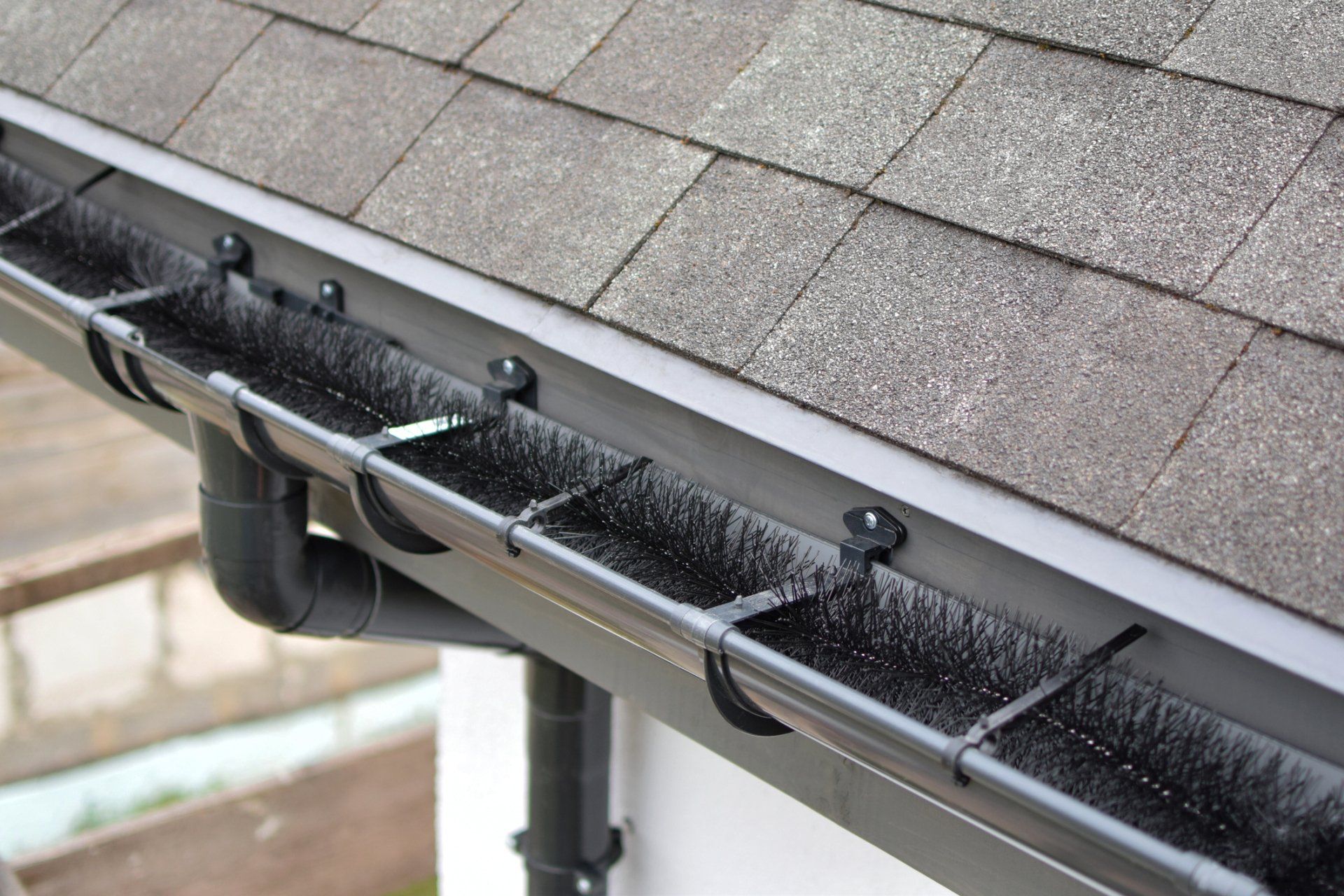 Plastic Rain Gutter - Rockledge, PA - Goodman Roofing Company