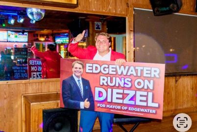 Diezel Depew Mayor of Edgewater