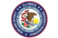 The logo for illinois homeland security and emergency management